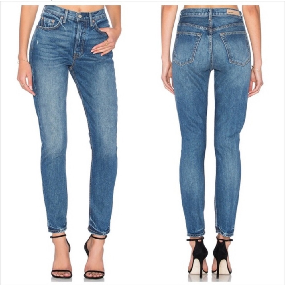 GRLFRND The Kendall High Rise Skinny Yoga Jean in Liberty Island Wash size 26